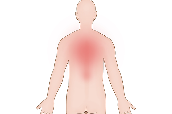 后背大梁骨疼