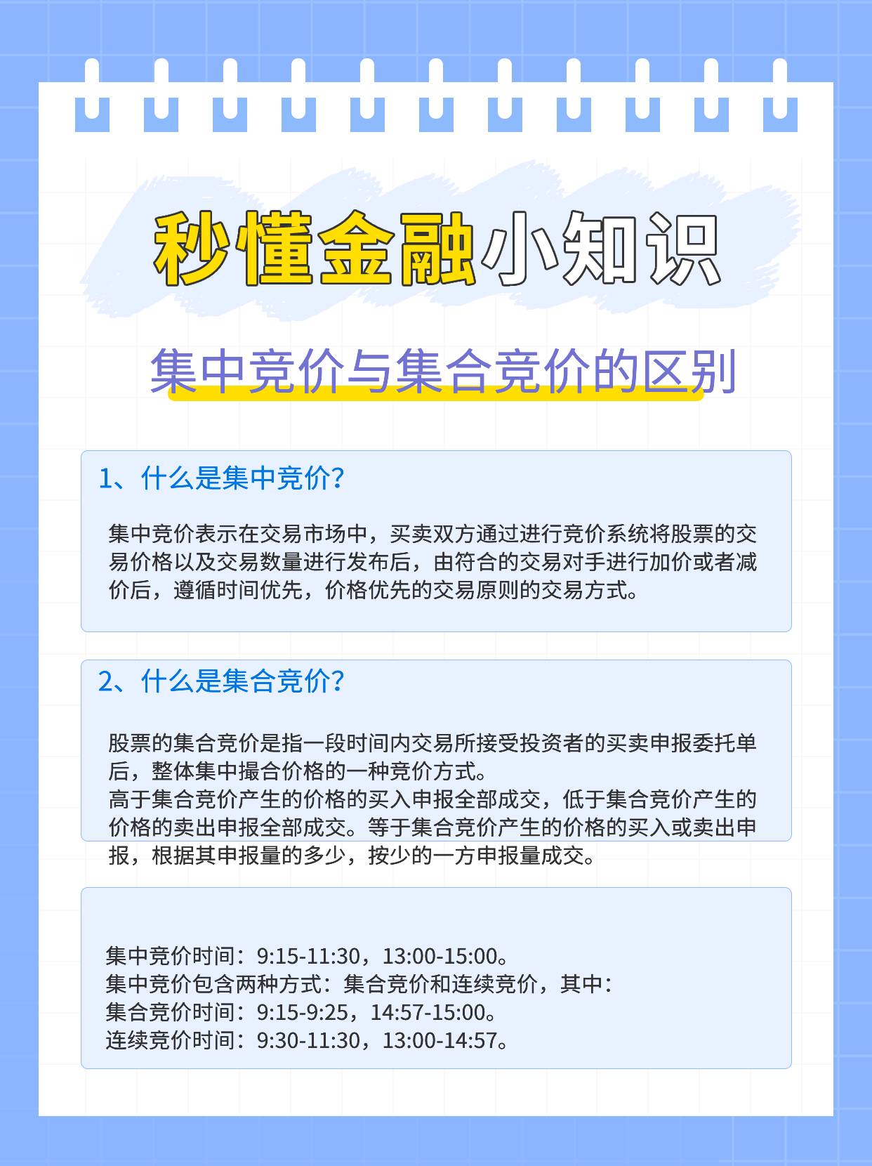 集中竞价和集合竞价是一个意思吗？股票集合竞价什么意思？